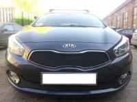 Kia Cee'd (12–) Защита радиатора, чёрная, верх