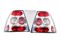 Volkswagen Bora фонари задние хромированные, дизайн Lexus, комплект 2 шт.