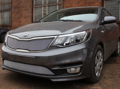 Kia Cee'd (15–) Защита радиатора, хром, верх